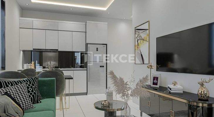 Elegant Design Apartments in Well Location in Alanya