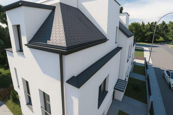 Moderne Architektur im klaren Licht