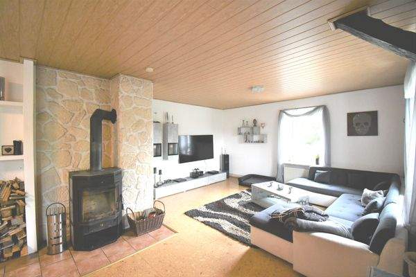 Kamin im Wohnzimmer OG