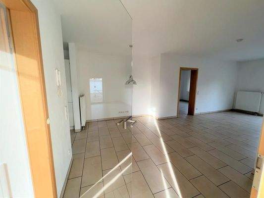 Blick ins Wohnzimmer