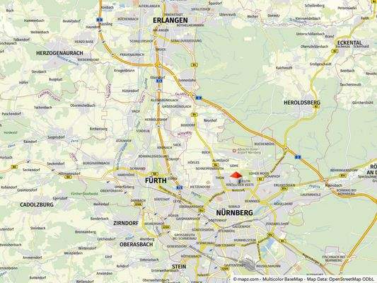 Geolyzer Kartenausschnitt
