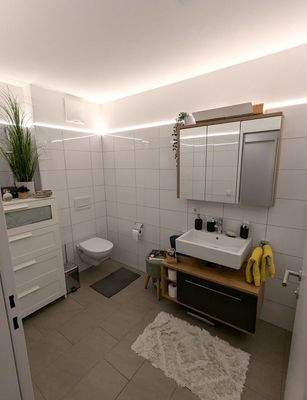 Badezimmer Ansicht 1