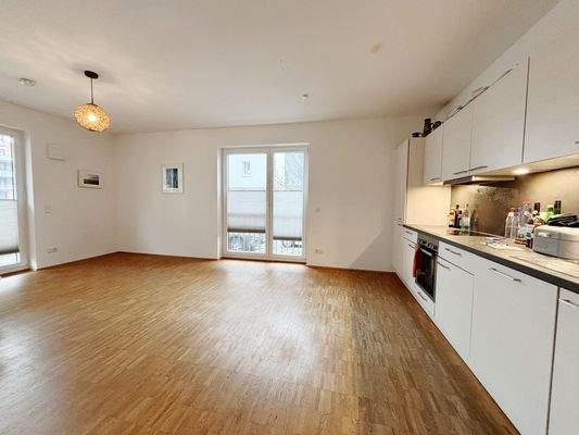 Wohnbereich / Einbauküche 