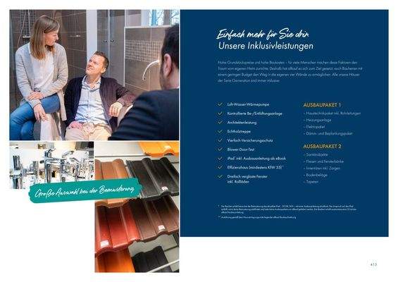 Große Auswahl bei der Bemusterung