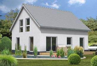 Beispielhaus Gartenansicht