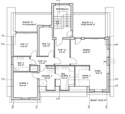 Grundriss Dachgeschoss