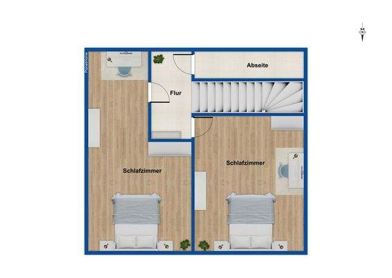 Grundriss Haus 1 - OG