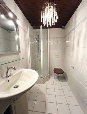 Badezimmer mit Dusche