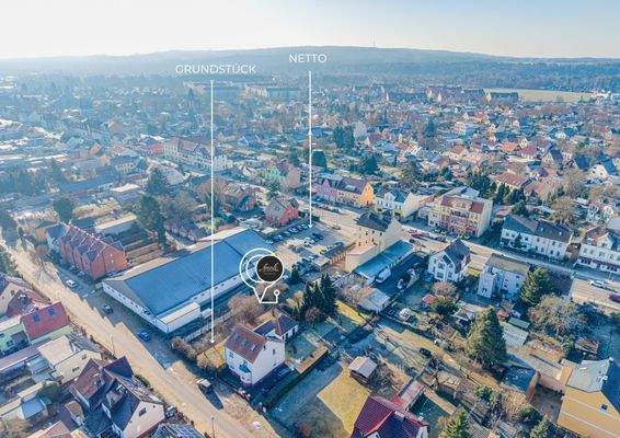 Grundstück Luftaufnahme 