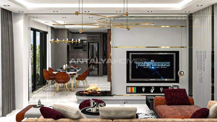 Detached House with Pool and Parking in Alanya Turkey