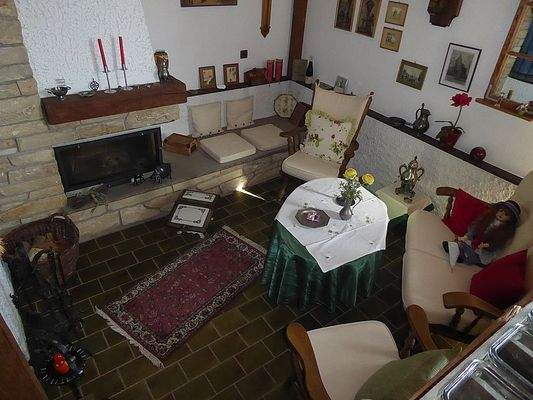 gemütliche Kaminecke