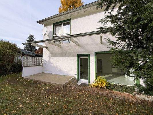 Hausansicht von der Gartenseite