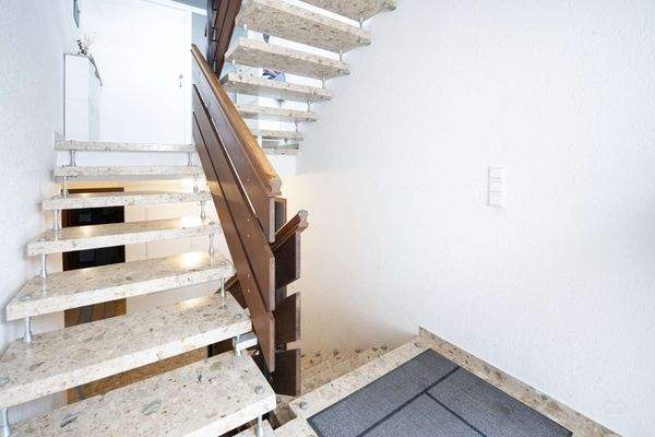 Gepflegtes Treppenhaus