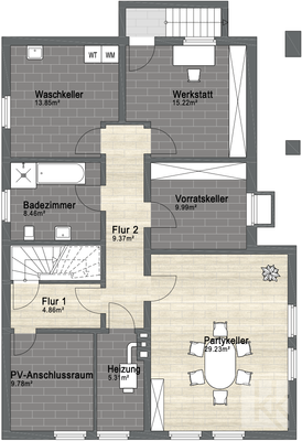 Grundriss Kellergeschoss