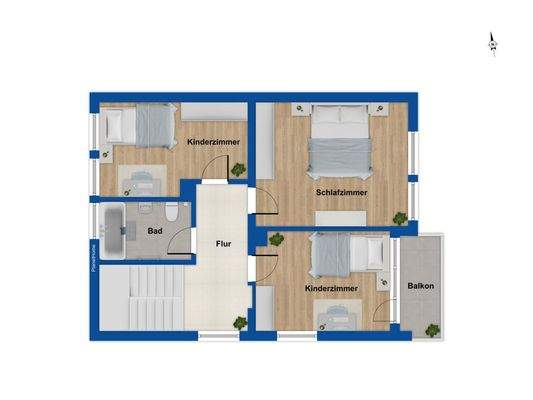 Grundriss Obergeschoss