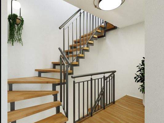 Visualisierung Treppe OG