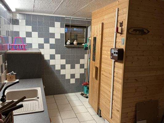 Sauna im Keller