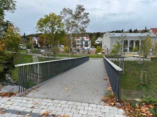 Brücke zur Gartenschau