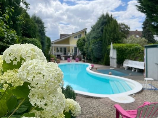 Garten mit Pool