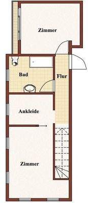 Grundriss obere Ebene 6.OG