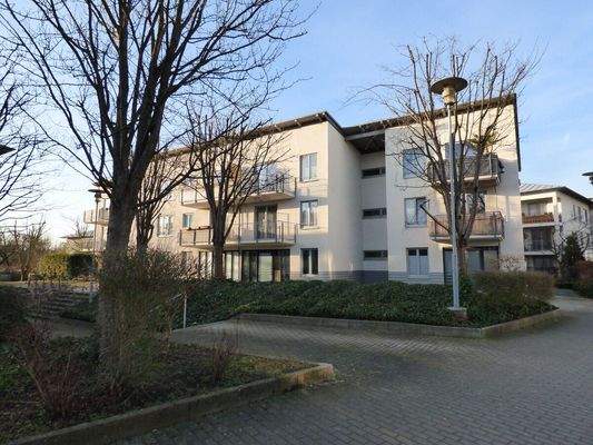 Blick in die Wohnanlage