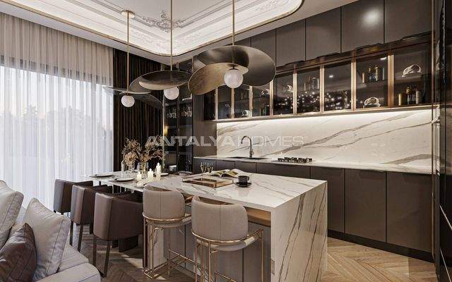 New Triplex Houses with Private Pool in Alanya