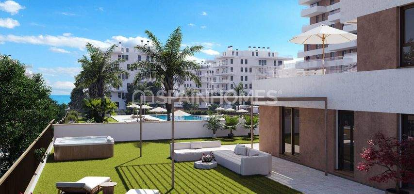 Stylish Flats in a Complex near the Beach in Alicante Villajoyosa
