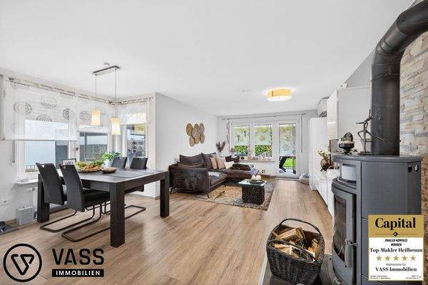 Offener Wohn- und Essbereich