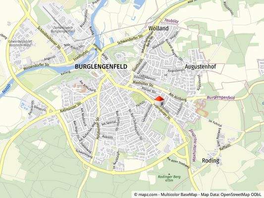 Geolyzer Kartenausschnitt