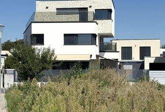 Außenansicht / Villa in Stahlbetonbauweise