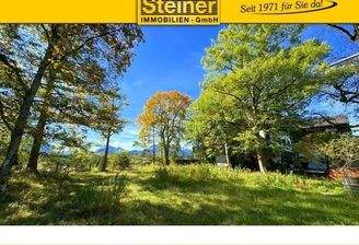 Blick auf das Grundstück