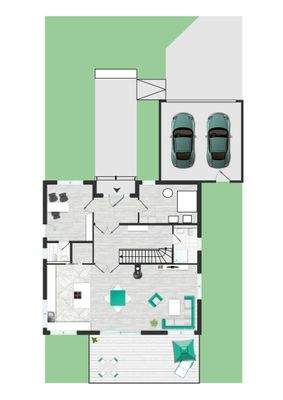 Grundriss - Erdgeschoss