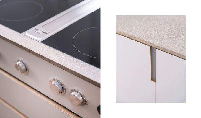 Maßgefertigte Einbauküche