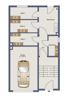 Grundriss Kellergeschoss