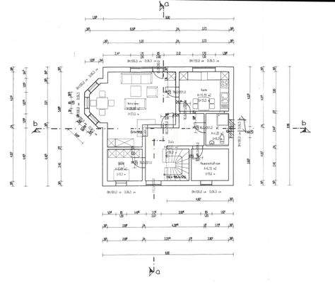 Grundriss EG mit Bemaßung 