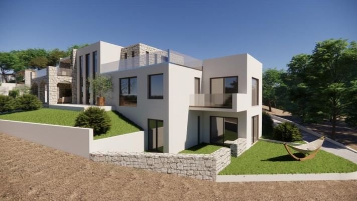 Kreta, Asomatos: Neubau-Projekt! Luxusvilla mit Swimmingpool zu verkaufen