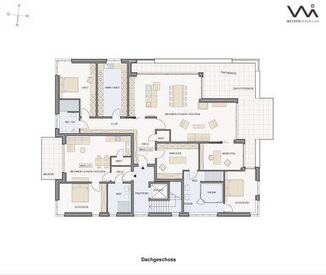 Geschossplan Wohnung 2.9 I 2.10