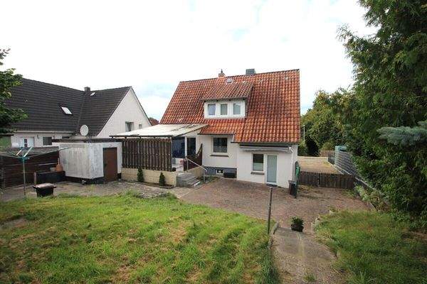 rückwärtige Hausansicht