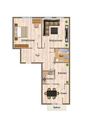 Grundriss WE 04 (22), 2.OG rechts