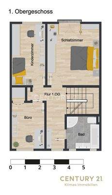 Grundriss 1. Obergeschoss
