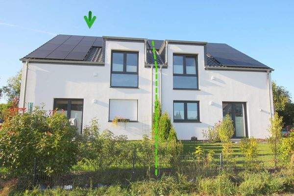 Neue DHH inkl. PV-Anlage mit ca. 6,5 kWPeak u. Speicher