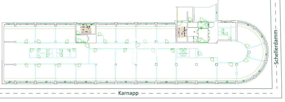 1. Obergeschoss mit ca. 1.072 m²