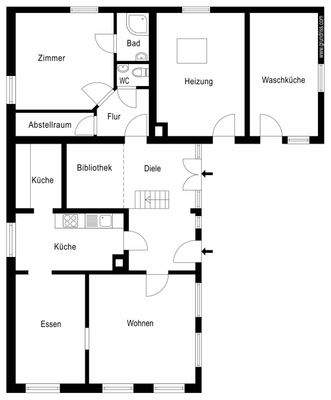 Grundriss Erdgeschoss