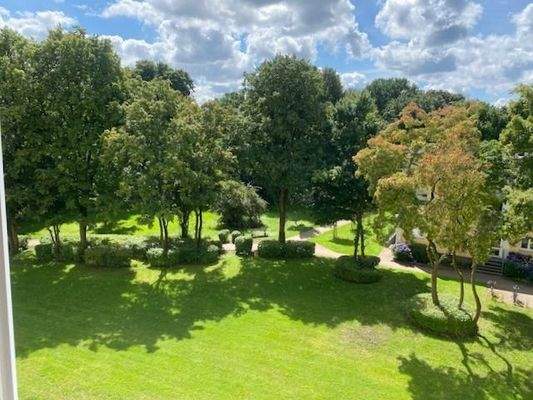 Blick aus dem Wohnzimmer