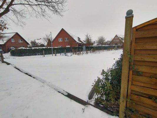 Blick auf das Wohngrundstück