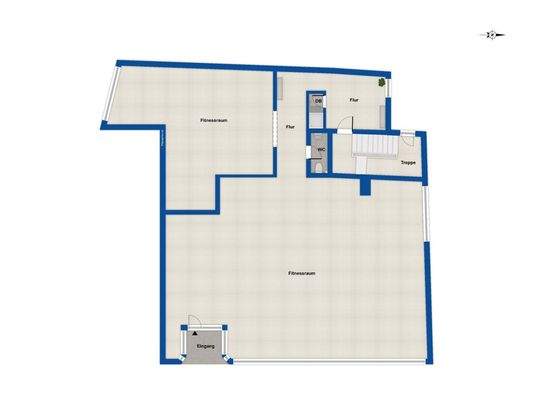 Grundriss Gewerbeeinheit