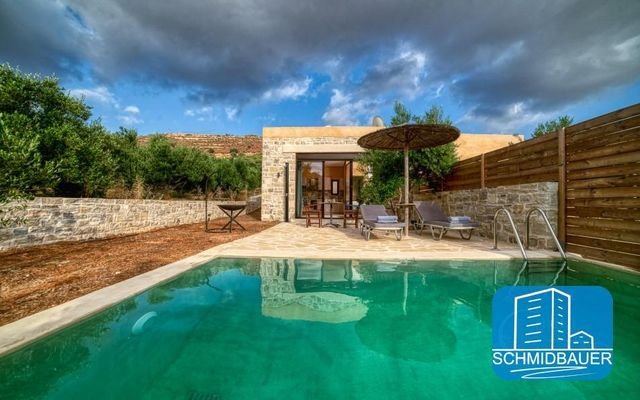 Kreta, Kalamaki: Komplex mit 6 Apartments mit privaten Pools und herrlicher Aussicht zu verkaufen