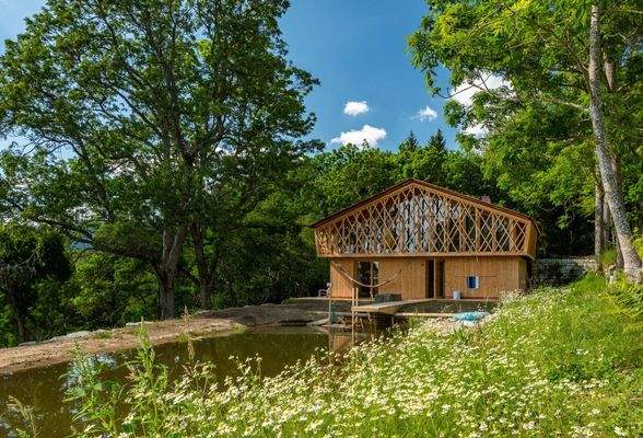 archtiektonisch gelungene Südfassade