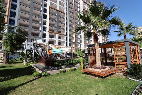 Properties For Sale in a Complex with Aquapark in Mersin