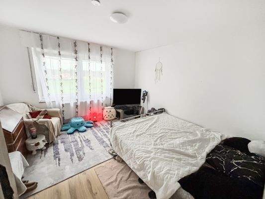 Schlafzimmer exemplarische Wohneinheit